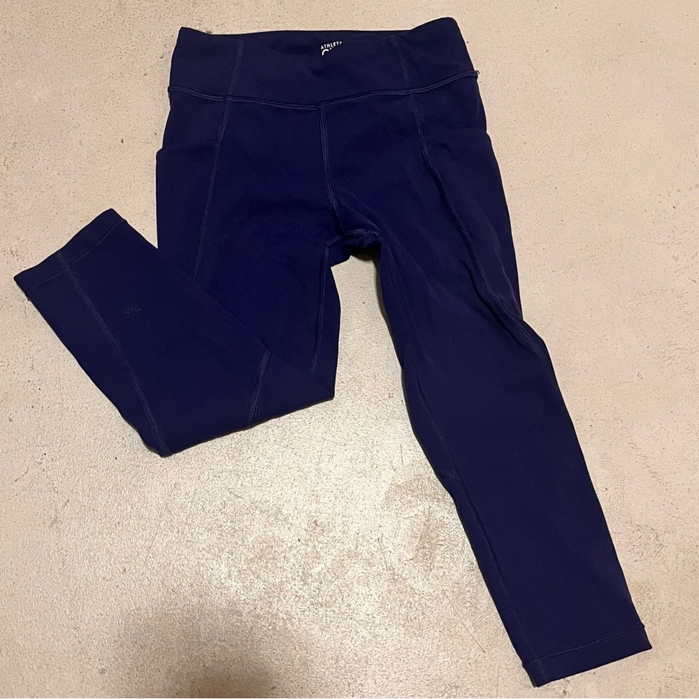 Athleta Girls Deep Blue Leggings